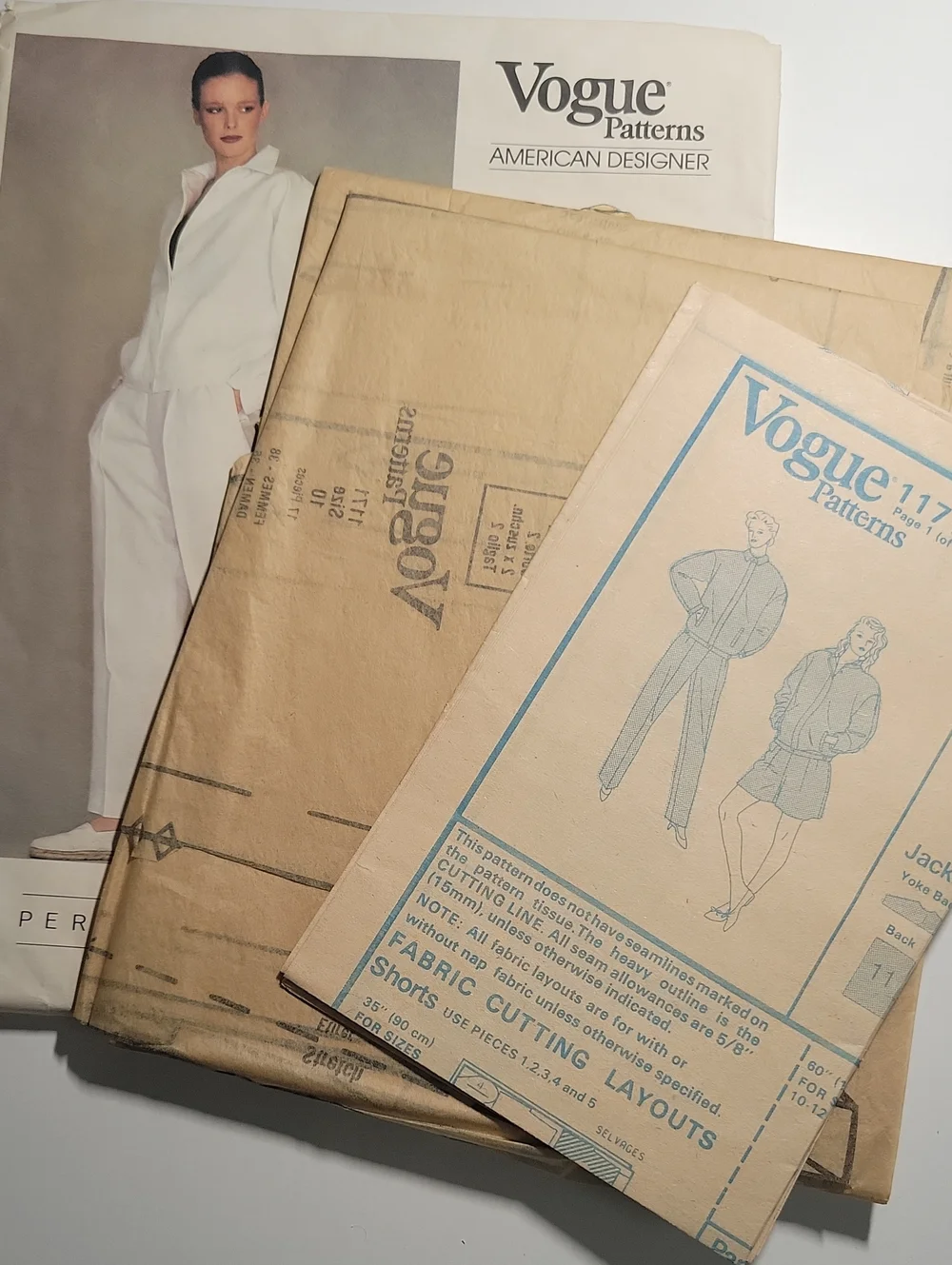 Vintage Vogue American Designer #1171 Sewing Pattern, Perry Ellis,Size 10, UNCUT